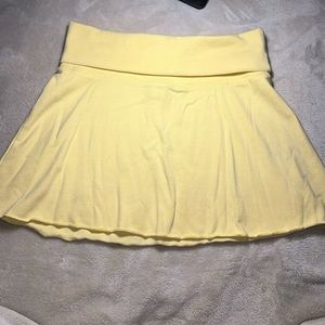 Lucy Love Yellow Mini Skirt Size Medium